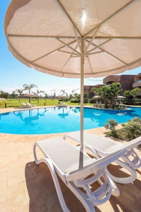 Cosy Appartemt Vue Sur Golf Et Montagne Marrakesh Eksteriør billede